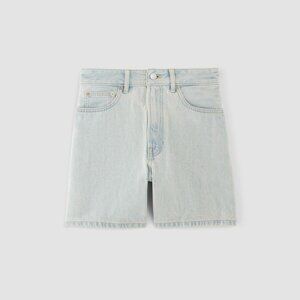 Everlane Women's A-Line Denim Short in Spring Blue, Size 28